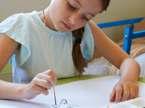 Farmhouse Montessori Art class